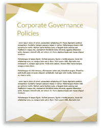 Corporate Governance Policies