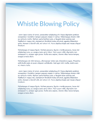Whistle Blowing Policy